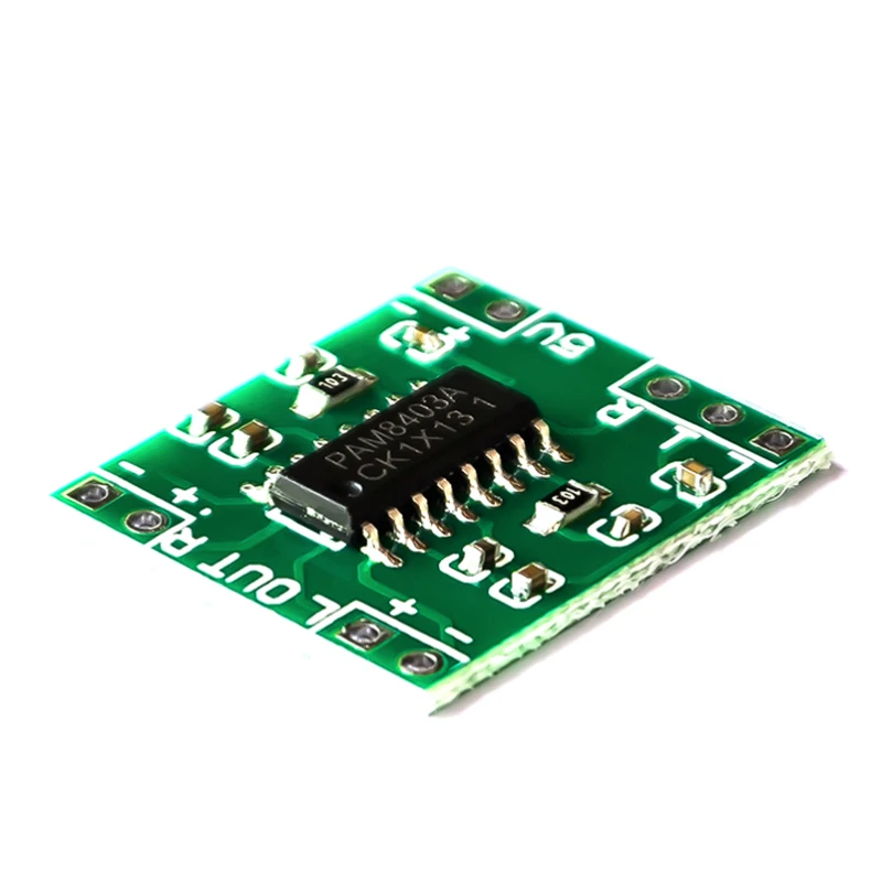 10PCS PAM8403 module Super mini digital amplifier board 2 * 3W Class D digital amplifier board efficient 2.5 to 5V USB power