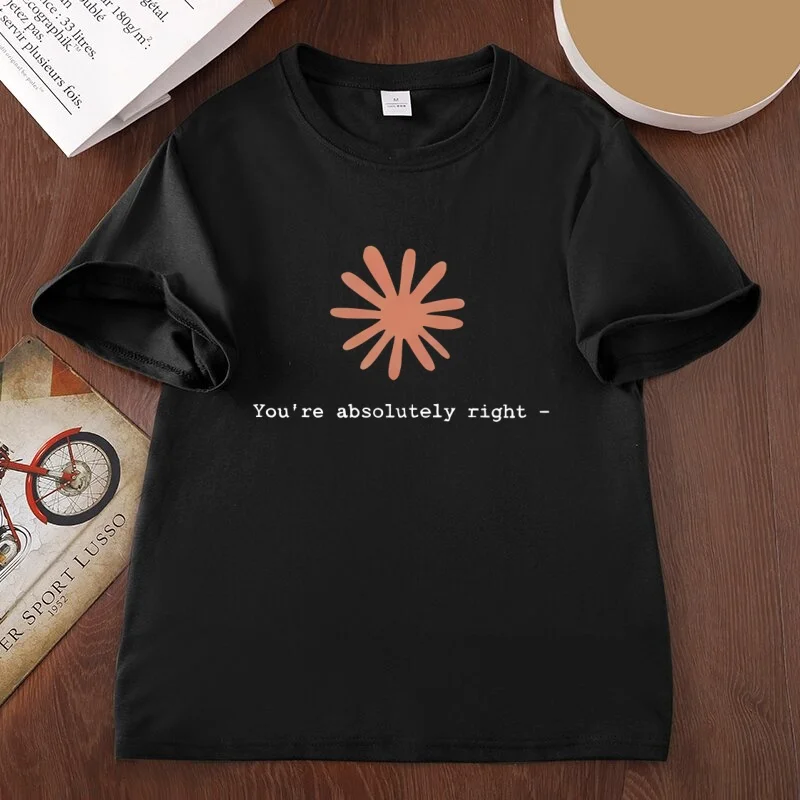 Claude AI Sycophancy T-Shirt pour hommes et femmes, T-Shirt à manches courtes en coton humoristique, vêtements à la mode unisexes