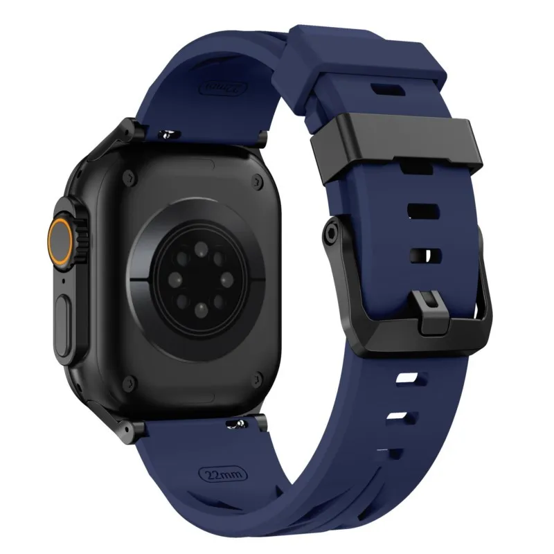 Silikonarmband für Apple Watch Armbänder 44mm 45mm 46mm 49mm Sportarmband Correa Kompatibel mit Serie 11 10 9 8 7 6 SE Ultra