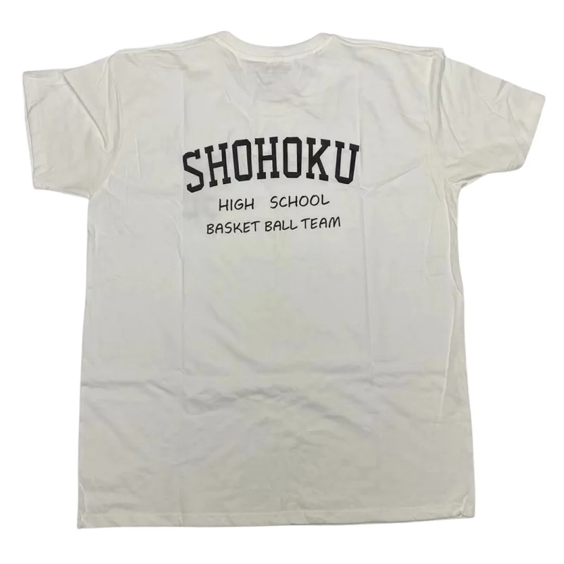 Camiseta de basquete para homens, anime Shoku Akagi, KOGURE, MIYAGI, SAKURAGI, RUKAWA, tops de algodão