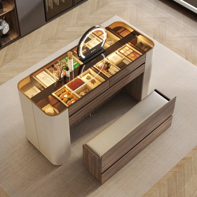 Nakajima Cabinet Cloakroom Island Platform Bucket Cabinet Cosmetic Desk Household Floor