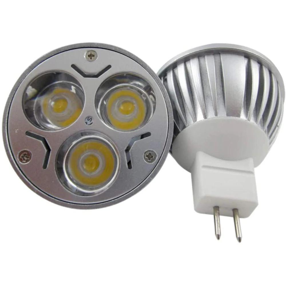 10pcs/lot  LED Bulb MR16 Spot Light 3W 12V Dimmable mr16 LED Spotlight Warm Cold White Super Quality LED Bulb Lamp