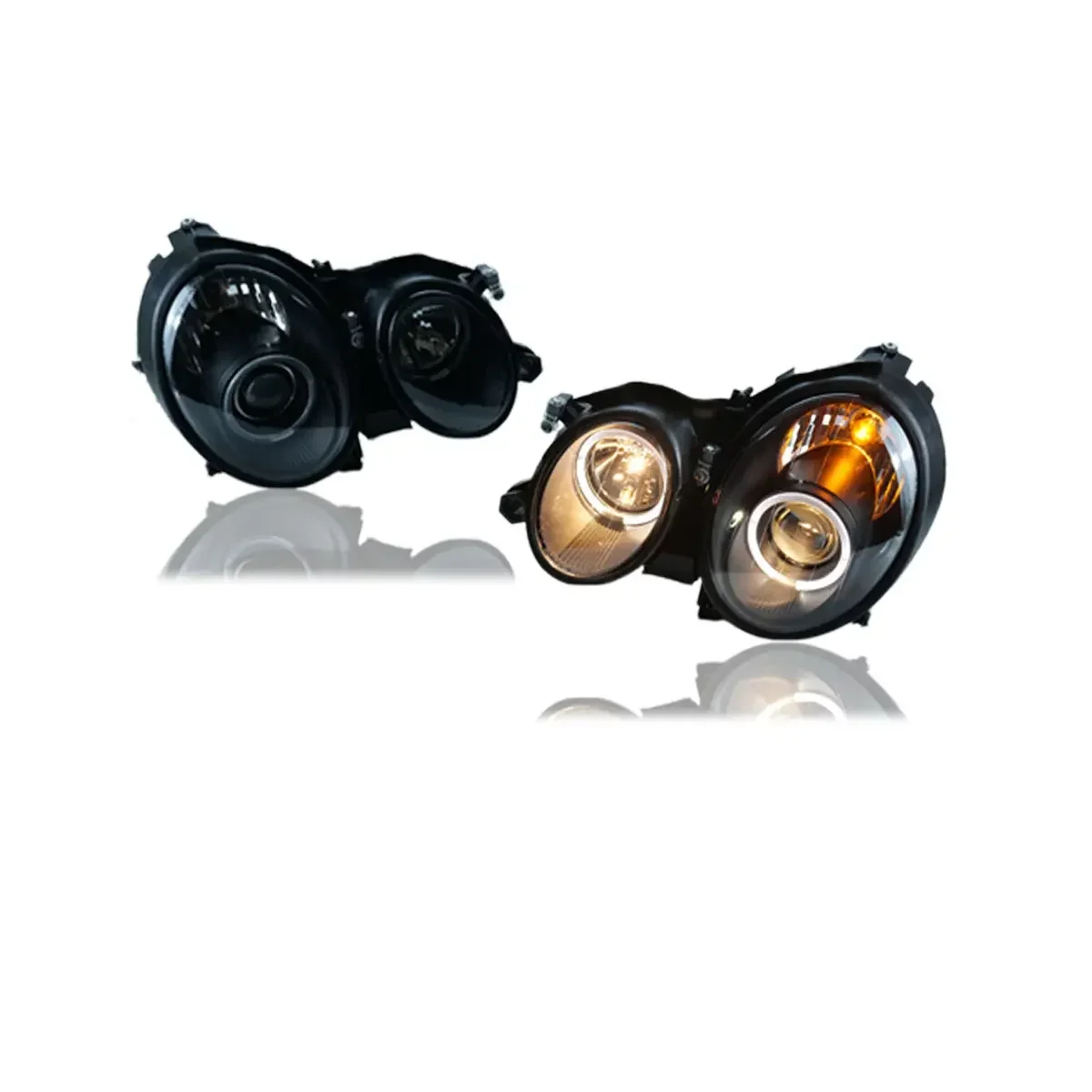 

Car lights LED Head lamps For mercedes benz clk w208 1997-2003 Auto modified start dynamic lens headlight assembly