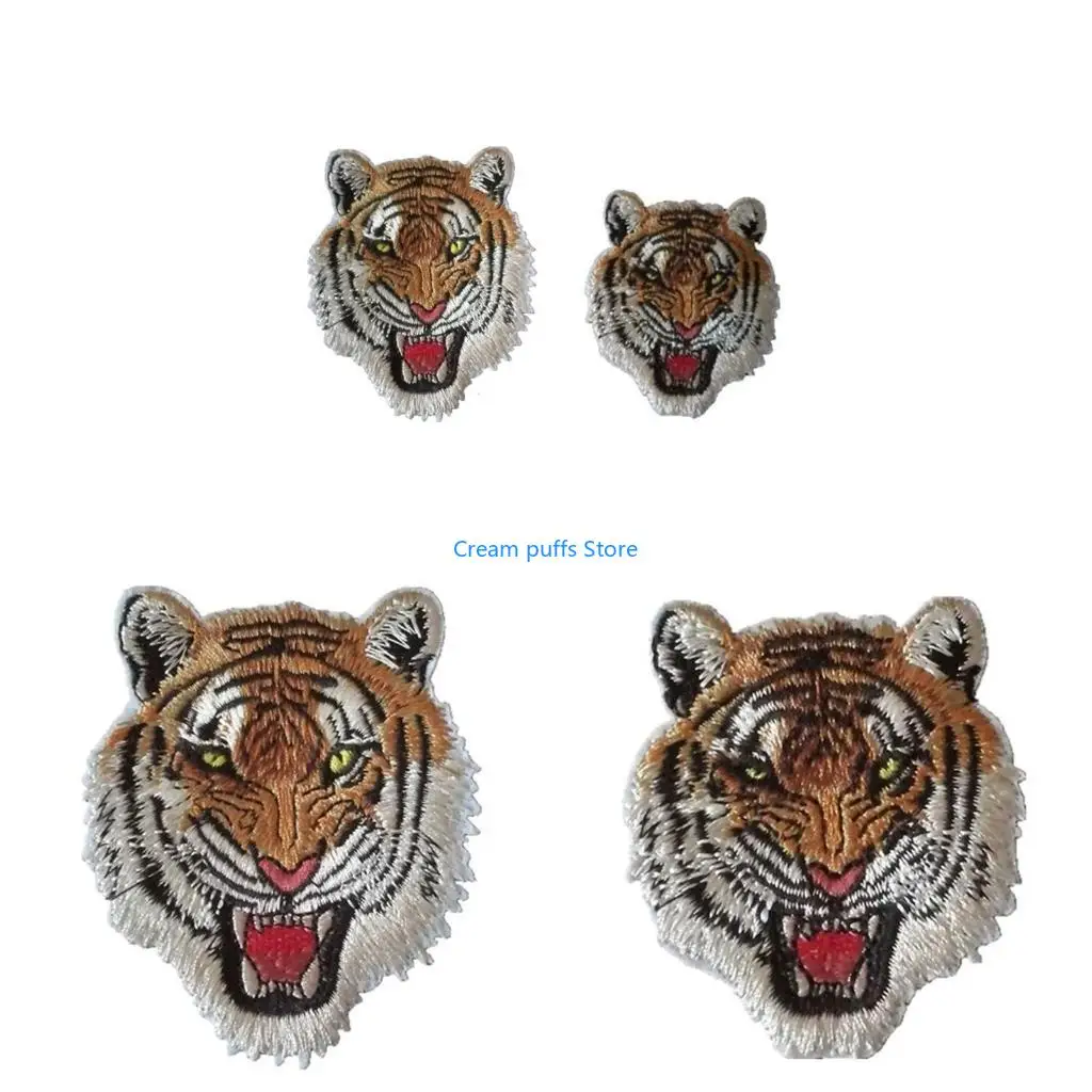 

Железо 50L на участках ревущие полосатые тигровые железные пятна для мотоциклетного байкера жилетки