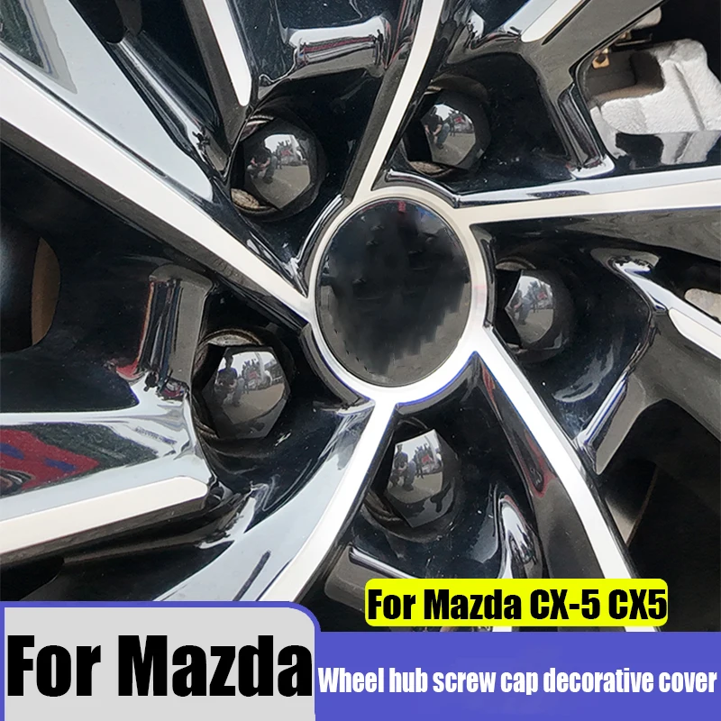 

Винт ступицы колеса, декоративная крышка, защита от пыли и ржавчины, автомобильные внешние украшения, товары для Mazda CX-5 CX5 2017-2025