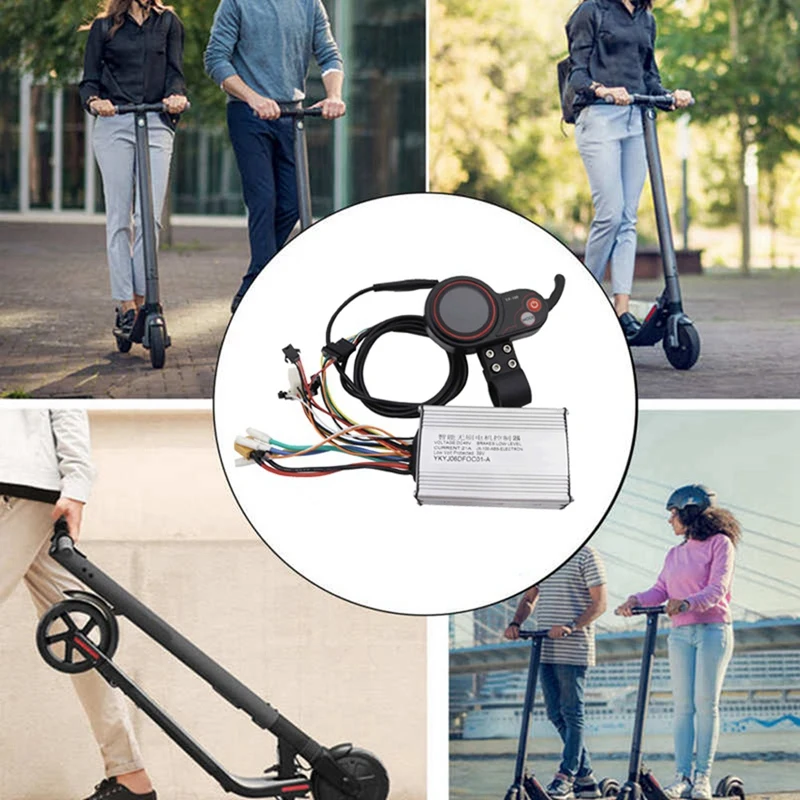 48V 21A Electric Scooter Brushless Controller+TF-100 LCD Display Throttle Meter for Kugoo M4 Pro Electric Scooter