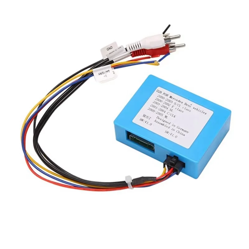 Car Digital Data Fiber Optic Decoder Car Radio Adapter For Mercedes Benz ML CL SL ECS CLK Class