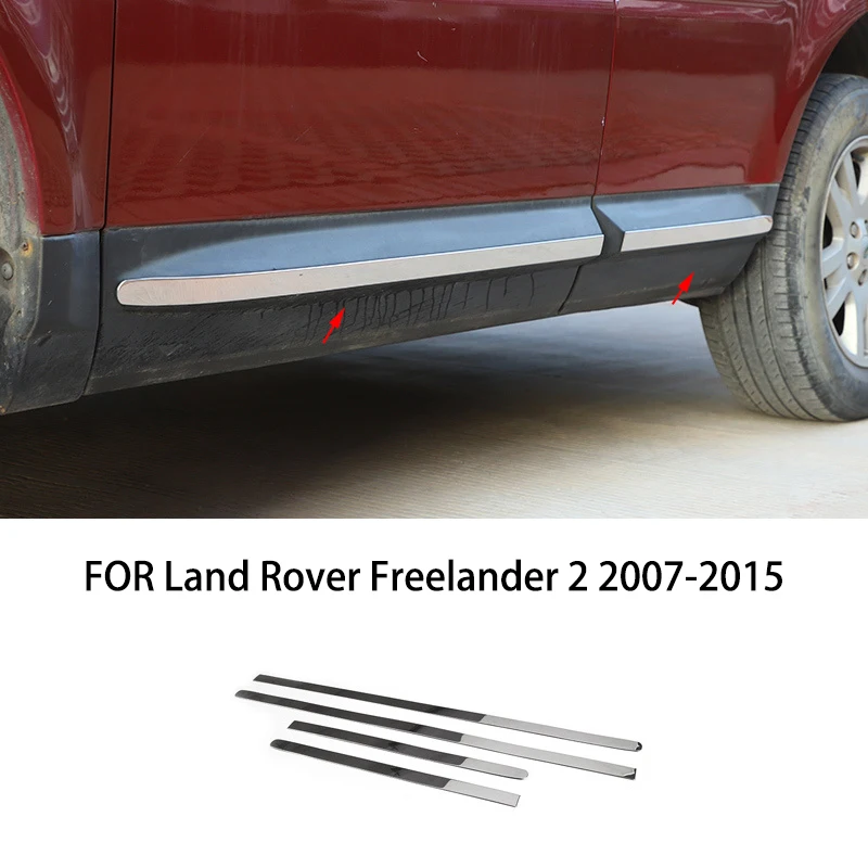 

Автомобильные аксессуары, подходят для Land Rover Freelander 2 2007-2015, хромированный комплект кузова из нержавеющей стали, накладка на боковую дверь автомобиля