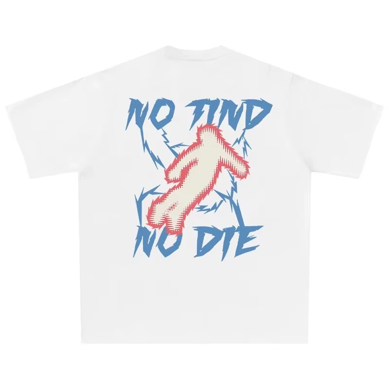 2026 Pixel Human Figure Lightning Graphic T Shirt Jagged Gothic Text Print Oversized Unisex Streetwear Short Sleeve Tops