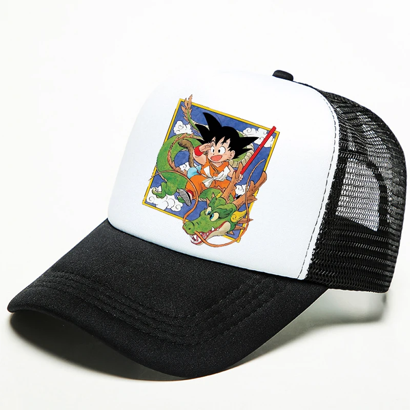 Dragon Ball Son Goku Adult Children Baseball Cap Hip Hop Dome Summer Hat Cartoon Anime Kids Birthday Gifts Adjustable Breathable