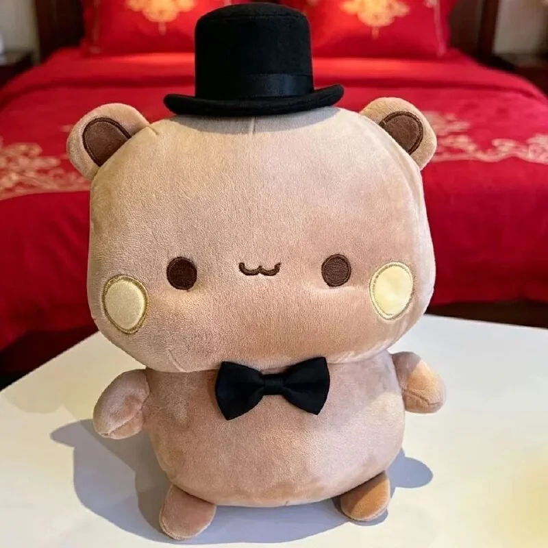 【In Stock】Yi Er Bu Bu Couple Dolls High End Wedding-Themed Teddy Bear Plush Toys Kawaii Home Ornament Collection Gift 