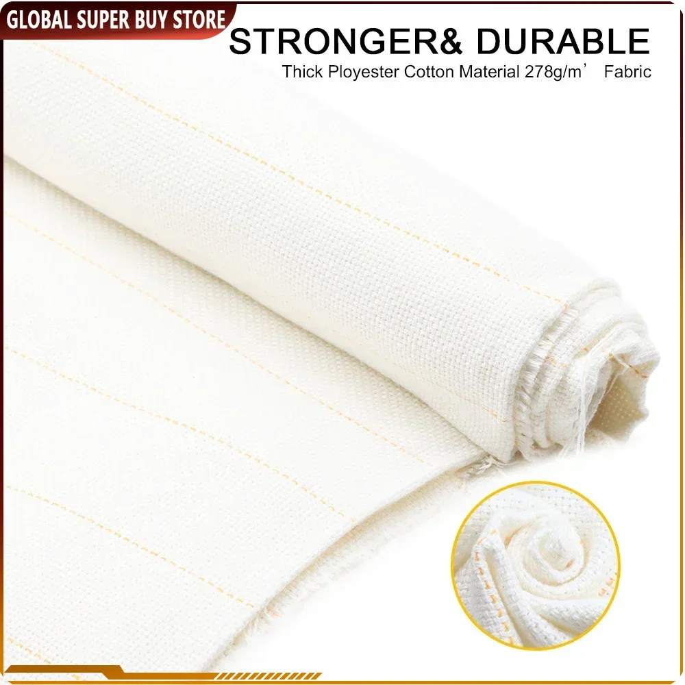 Upgraded Primary Tufting Cloth for Rug Tufting with Marked Lines DIY Punch Needle Cloth For Electric Carpet Tufting Gun