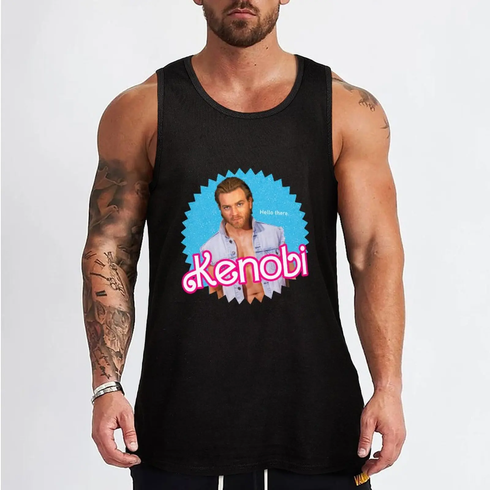Ken Obi Tank Top T-shirt man Fitness men clothing sleeveless