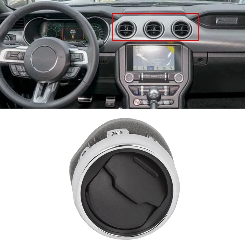 

FR3Z-19893-AE Car Dashboard Center A/C Air Vent Outlet For Ford Mustang 2015-2020 Vent Outlet Cover Car Accessories