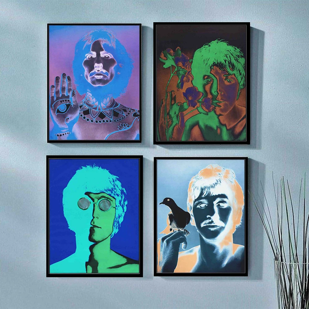 Aesthetic Classic Poster The Beatle Figure Canvas Painting Modern Art Print Abstract Wall Picture For Living Room Home Decor - Image 2