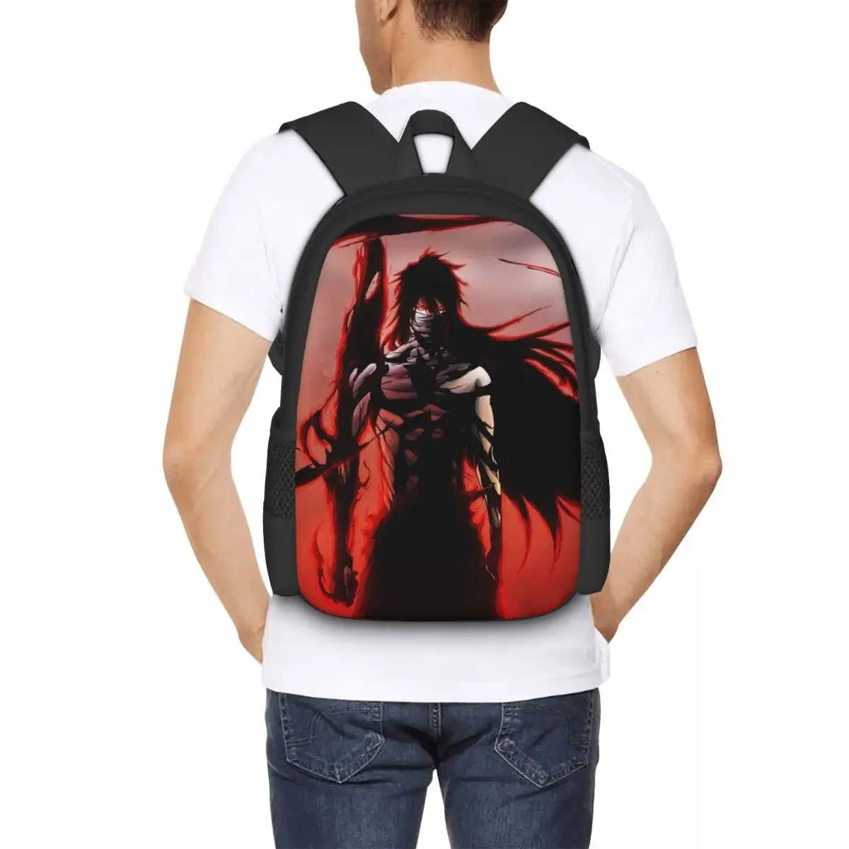 Anime BLEACH Kurosaki Ichigo Travel Laptop Backpack, Business College School Computer Bag Gift for Men & Women