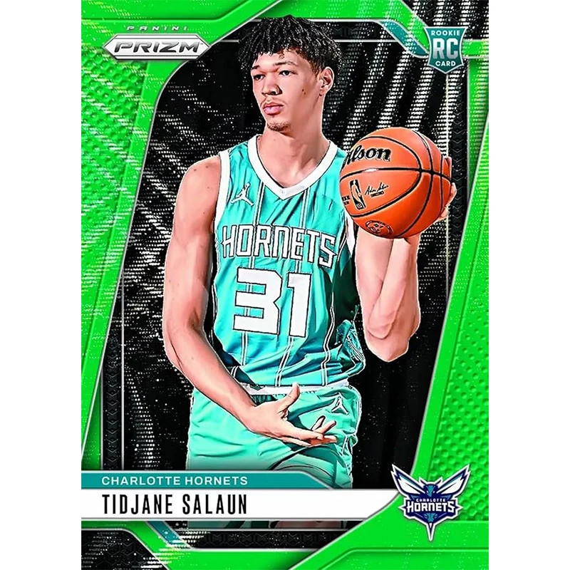 2024-25 NBA プリズム バスケットボール トレーディングカード 6パック ホビー メガボックス 10個入り グリーンアイス プリズム ボックス コレクションカード