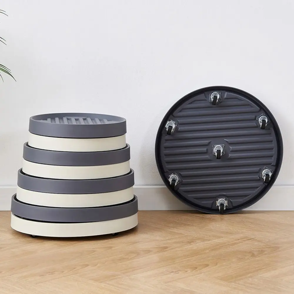 with Moving Wheels Plant Saucer Round Plastic Flower Pot Plant trays Pot Trays Removable Drip Trays