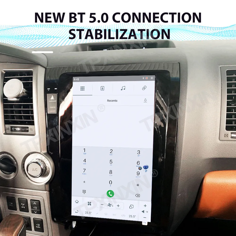 13.6Inch 8+256G Android 13 Screen For Toyota Tundra 2007-2013 Car Wireless GPS Navigation Multimedia Player radio Carplay Stereo