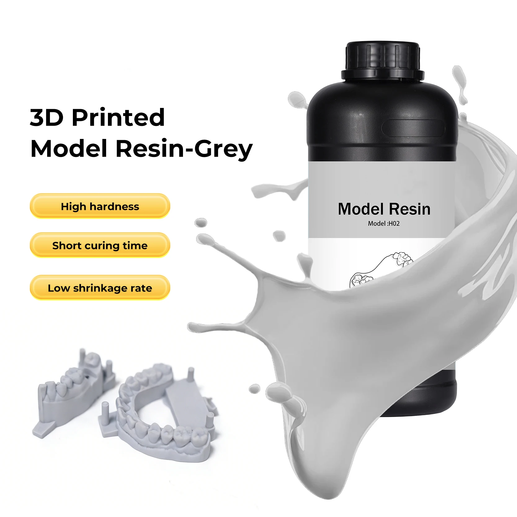 Resin Cair Printer 3D Gigi Pre - 3D Printing Orthodontics ulasan dan harga