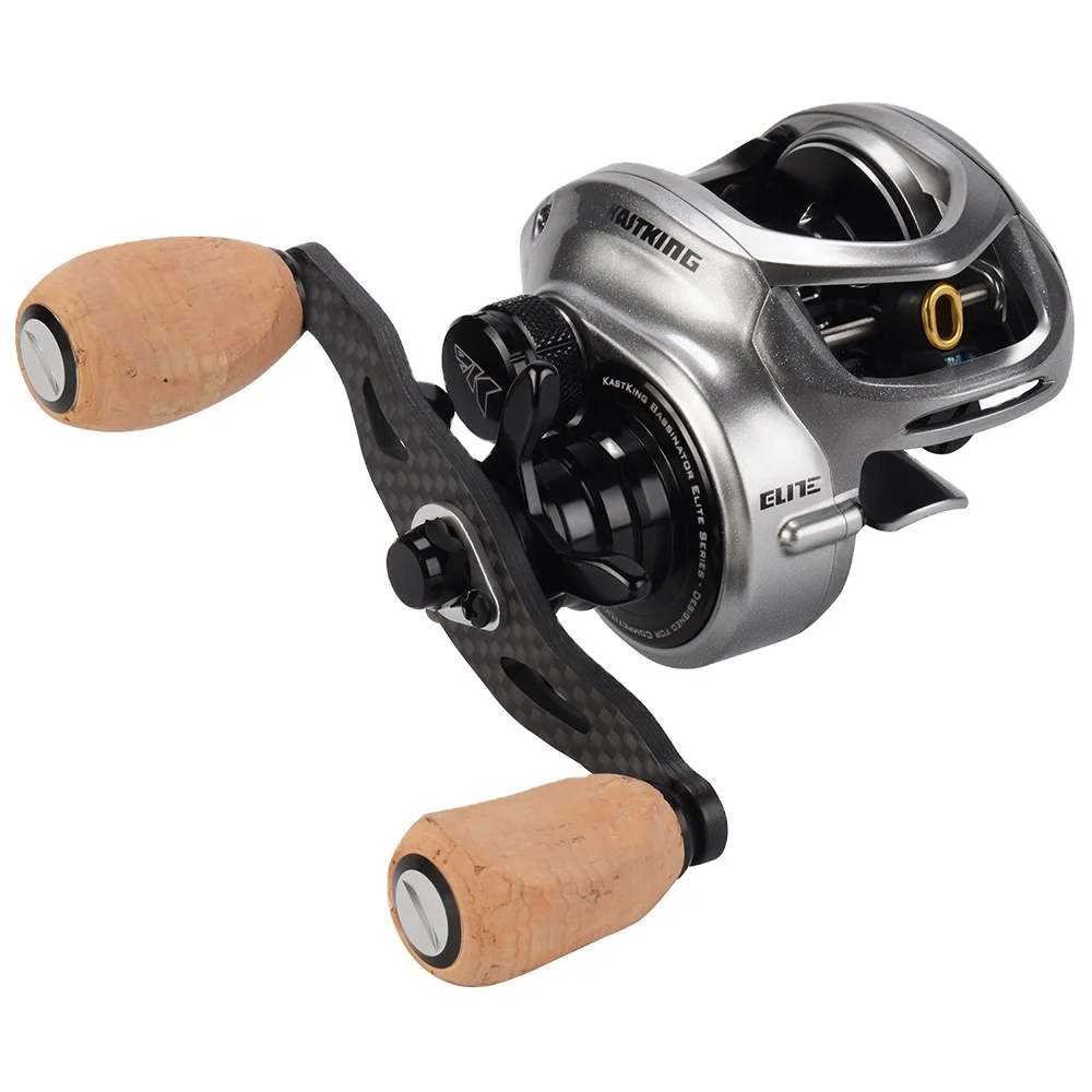 

hot Bassinator Elite Baitcasting Fishing Reel 8kg / 17.65LB Drag 10+1 Ball Bearings 6.6:1/8.1:1 Gear Ratito Fishing Coil