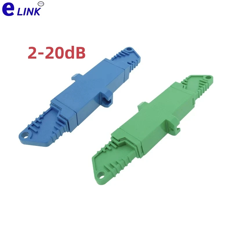 fiber-optic-attenuator-e2000-apc-female-to-female-2-20db-flange-ff-coupler-apc-optical-attenuation-e2000-upc-ftth-5db-10db-10pcs