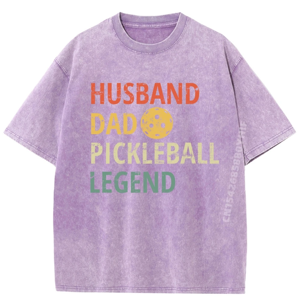 Pickleball القطن الجرافيك تيز الشتاء الملابس الفاخرة الرجال الترفيه غسلها قمم رجل تنفس المطبوعة تي شيرت #2