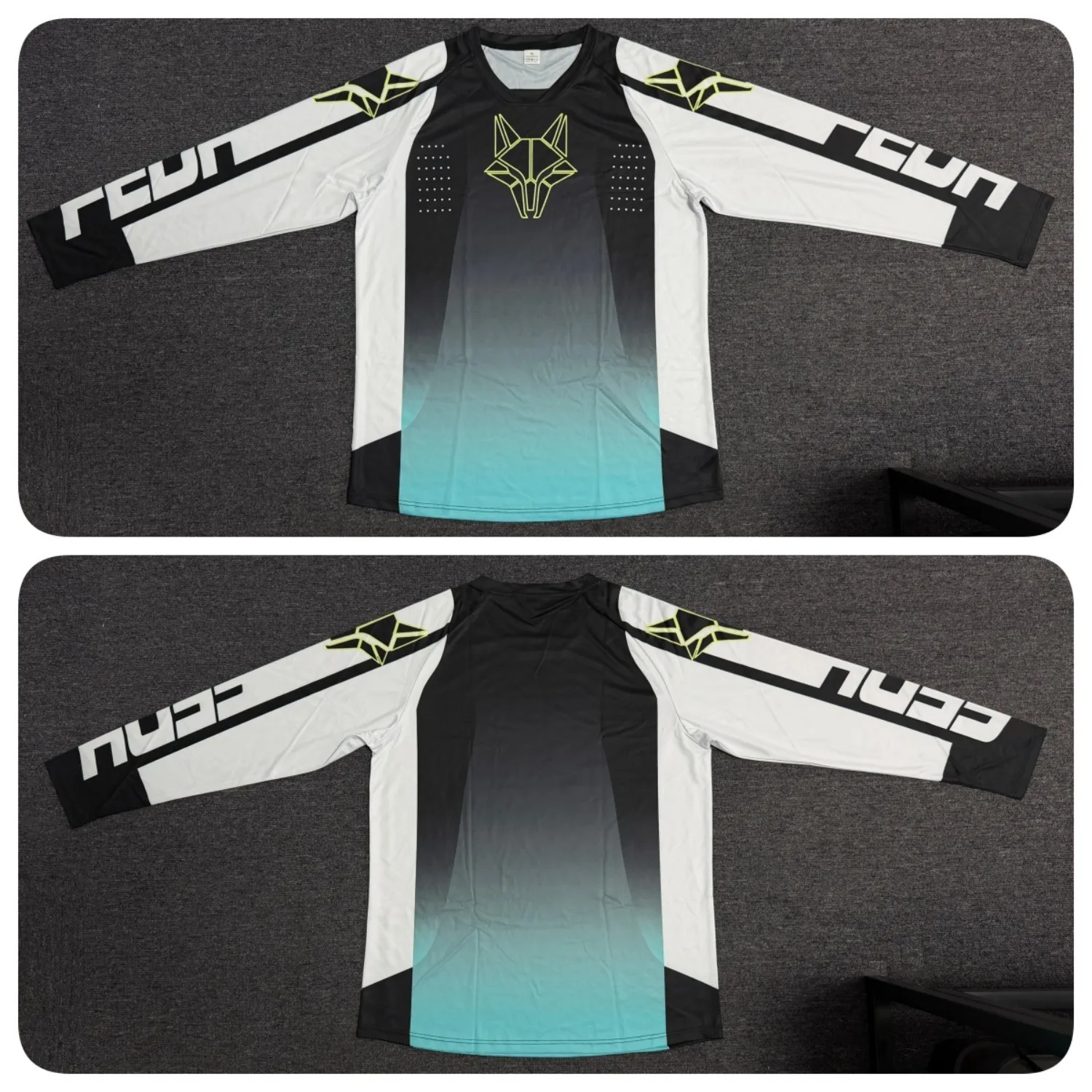 Meistverkauftes Herren-Motocross-Trikot Schnelltrocknend Atmungsaktiv Langarm Locker Sitzend Moto MX Offroad Dirt Bike Rennshirt – Detail 7