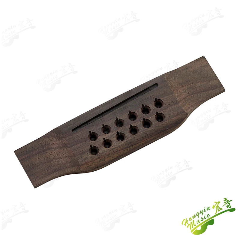 12 string Guitar Universal Bridge Replacement Parts High Quality Solid Wood Guitar Accessories 154*41.2*9  Rosewood