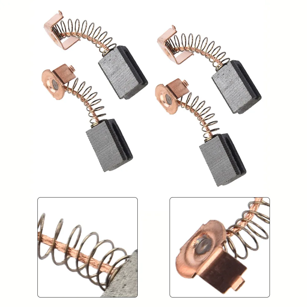 2/4PCS 12x8x5mm Carbon Brushes For PAG600 Angle Grinder Spare Parts Motor Carbon Brushes Power Tools Parts Accessories