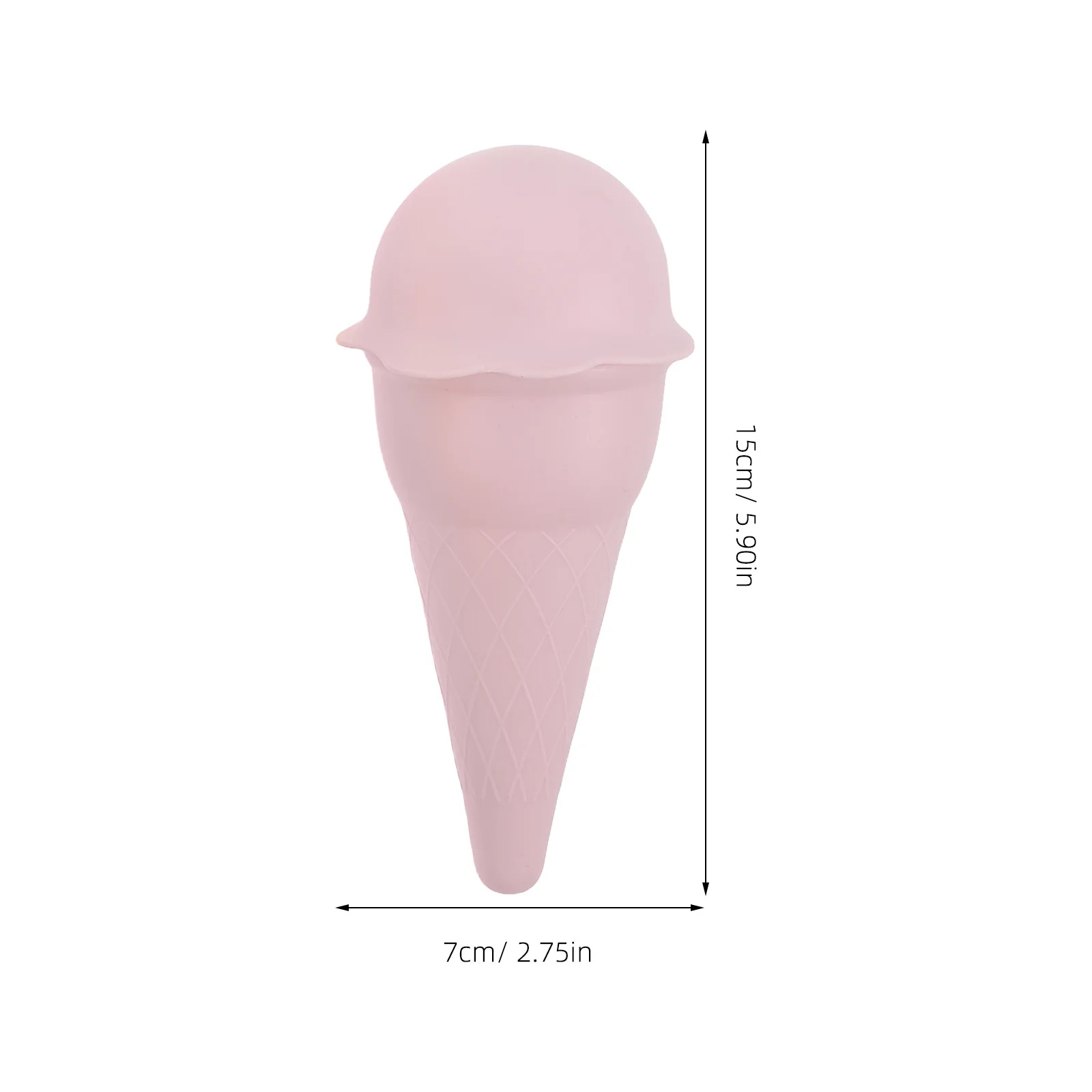 4 szt. Plastikowe foremki do lodów w kształcie rożków, zestaw do zabawy na plaży dla dzieci, różne kolory, kreatywne wzory, rozwija umiejętności, uniwersalne.