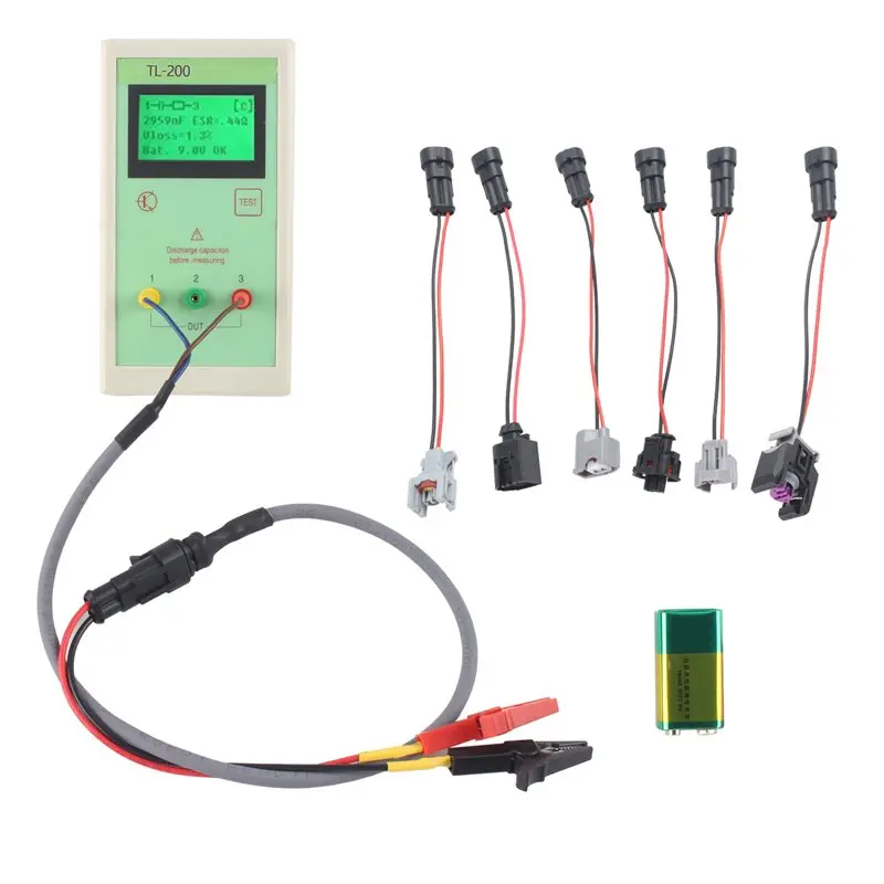 [NEW!A47U】 TL-200 CRIN Diesel Common Rail Injector Piezo Tester TR LCR ESR Resistance Capacitance Inductance Functionality