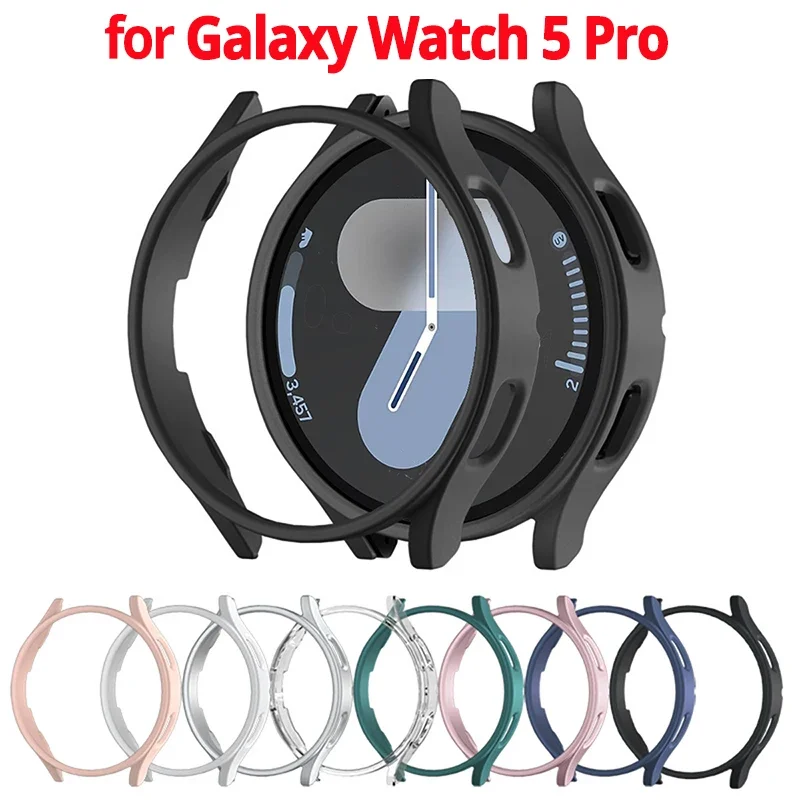 50PCS/Pack Case for Samsung Galaxy Watch 5 Pro 45mm Protector Case Cover Hard PC Cover Bumper