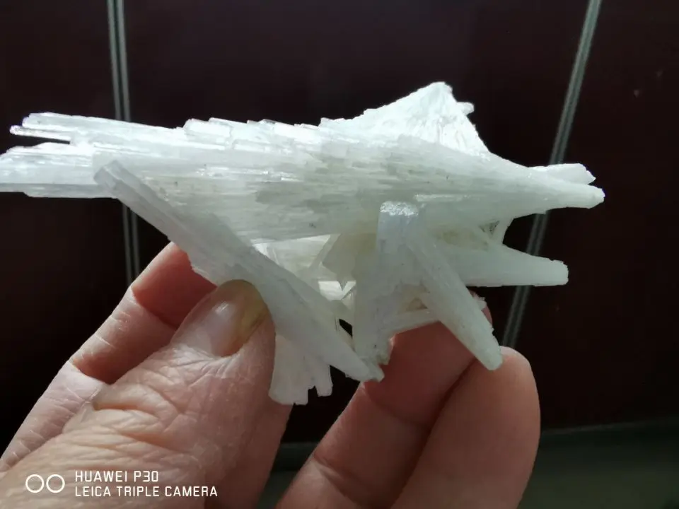 4.02” Natural Mineral Crystal Scolecite Flower Rock Specimen