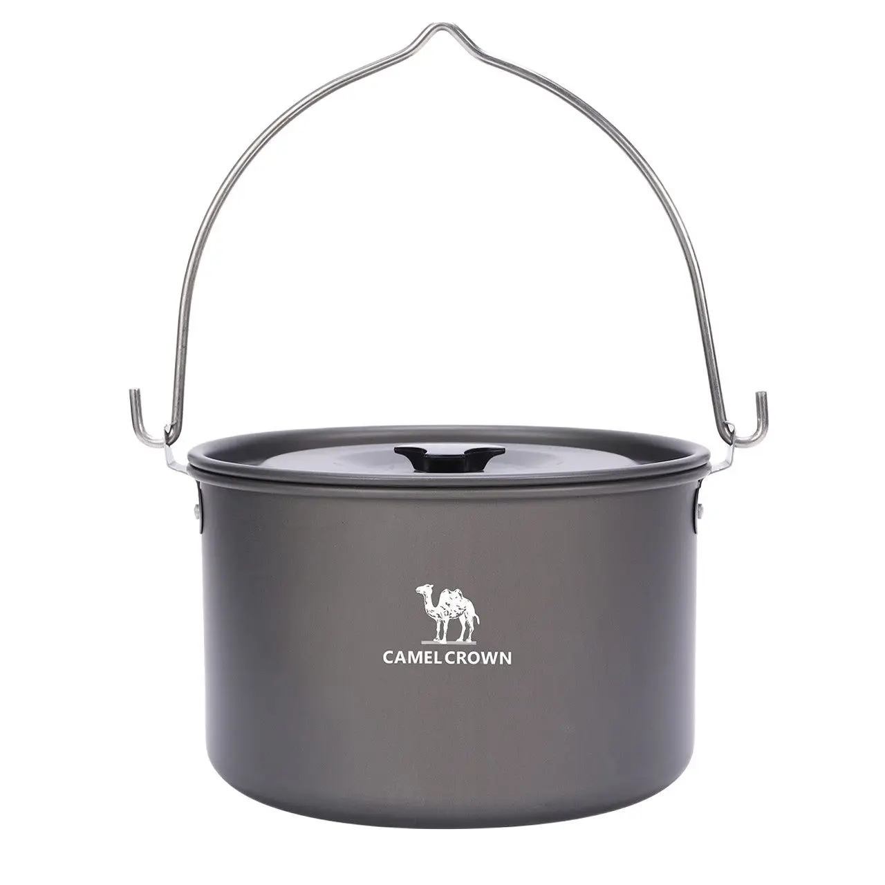 GOLDEN CAMEL Camping Cookware Kit Aluminum Water Kettle Pot Pan Pot Cooking Set Teapot Picnic BBQ Tableware Camping Equipment