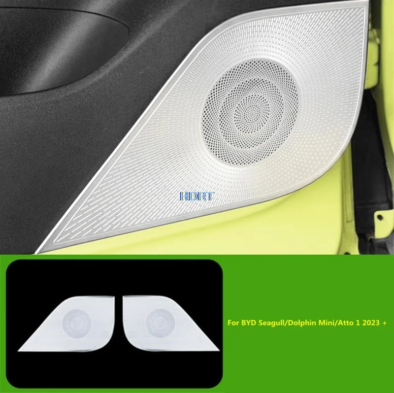 

Car Styling Front Triangular Door Horn For BYD Seagull/Dolphin Mini/Atto 1 2023 + A Pillar Speaker Cover Interior Accessories