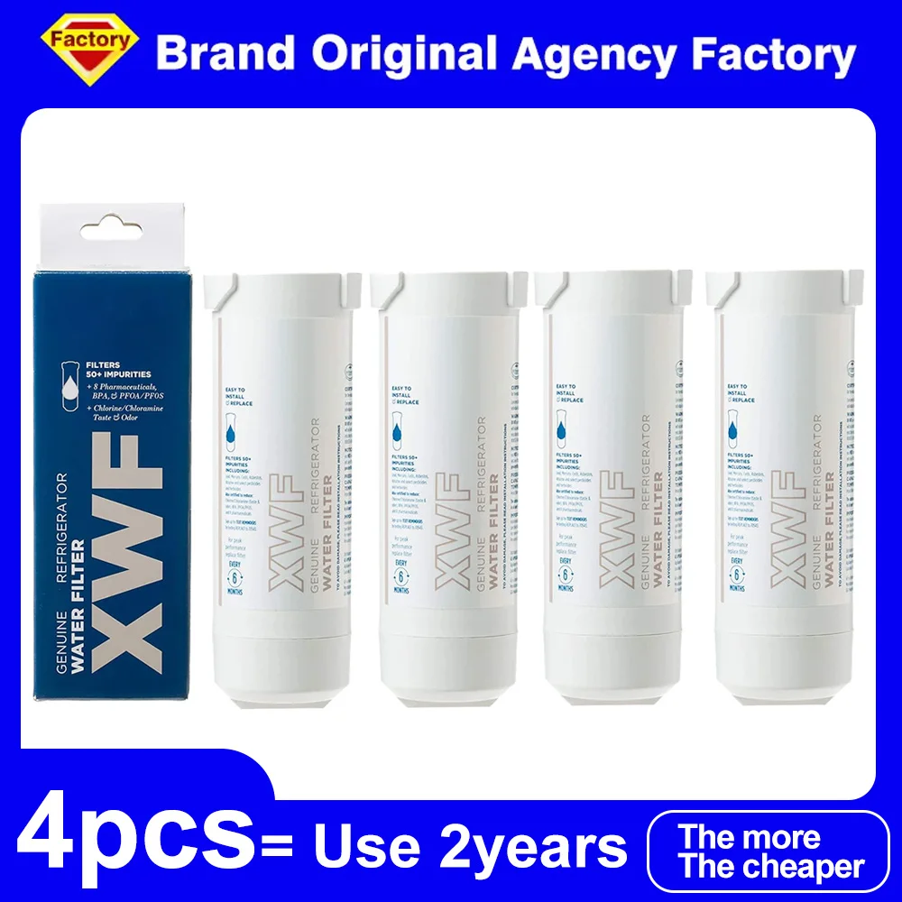 NSF Certified Compatible with GE XWF Refrigerator Water Filter   WR17X30702 Maxblue MB-F48 AQUACREST AQF-FF48