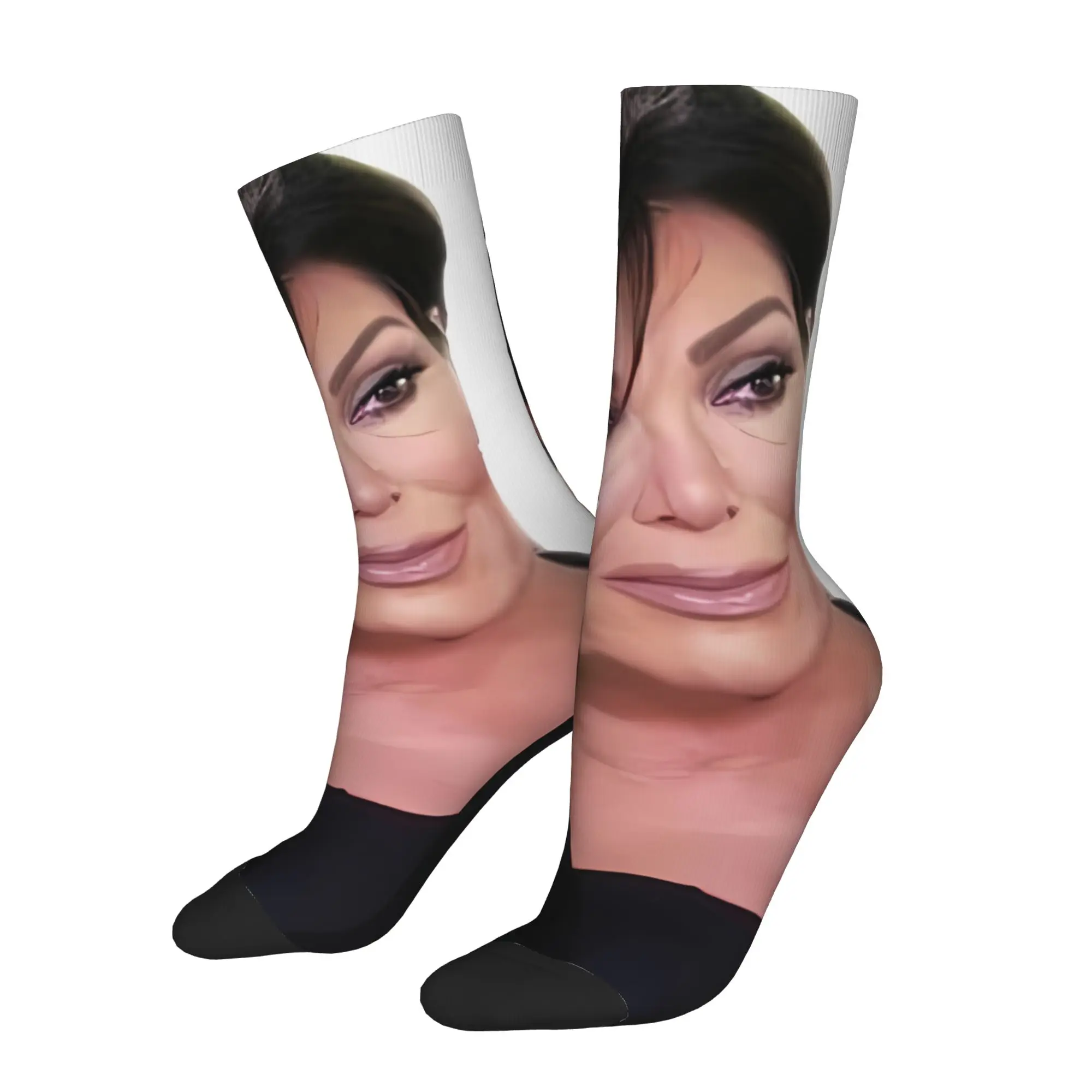 Funny Sock K-Kris Jenner Kris Jenner Crying Rock Quality Pattern Printed Men Socks Novelty Men's Socks