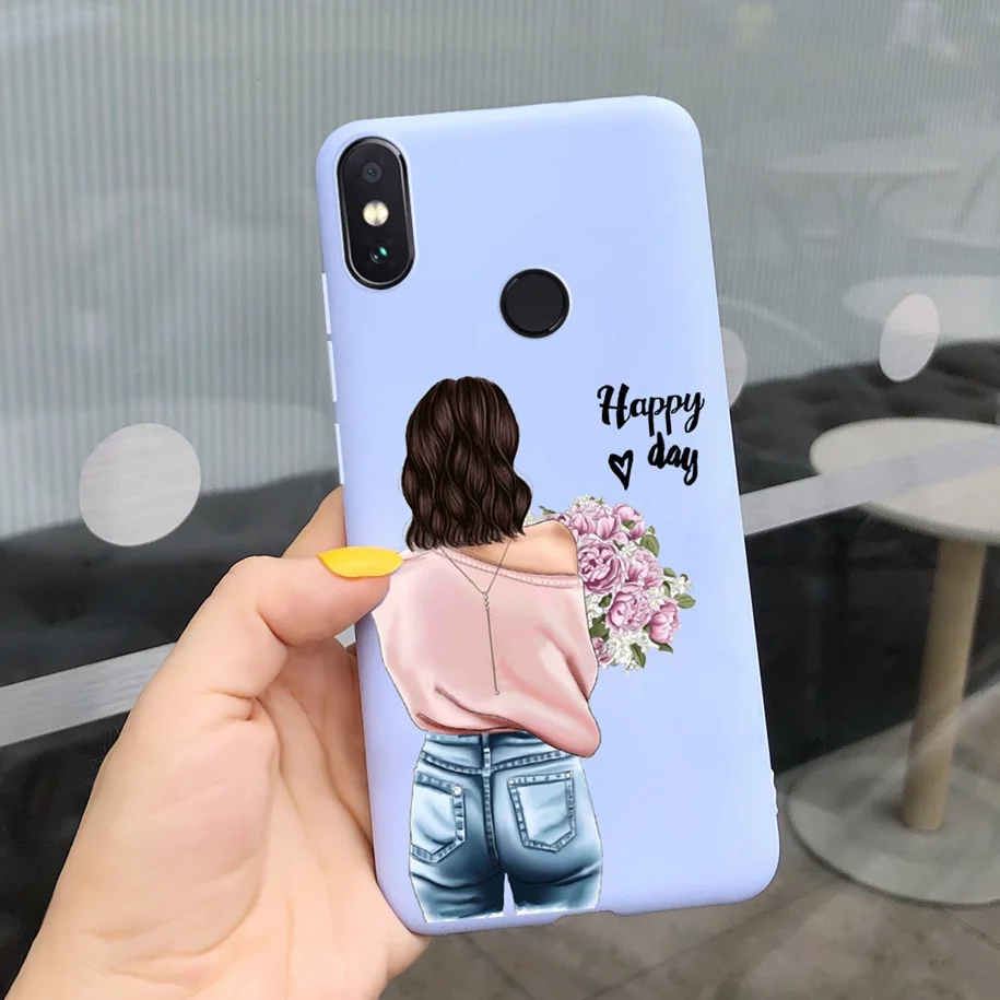 Funda Xiaomi Redmi Note 5 케이스 Redmi Note5 Pro 커버 Xiaomi Redmi Note 5 5Pro Etui 용 귀여운 나비 고양이 페인트 전화 케이스