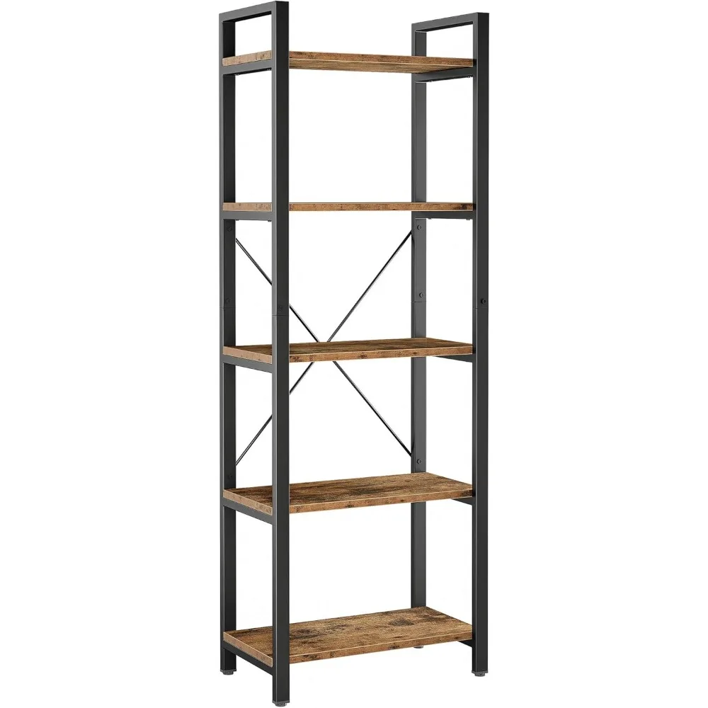 

Shelf Vintage Industrial Style Bookcase for Home Decor, Office Decor