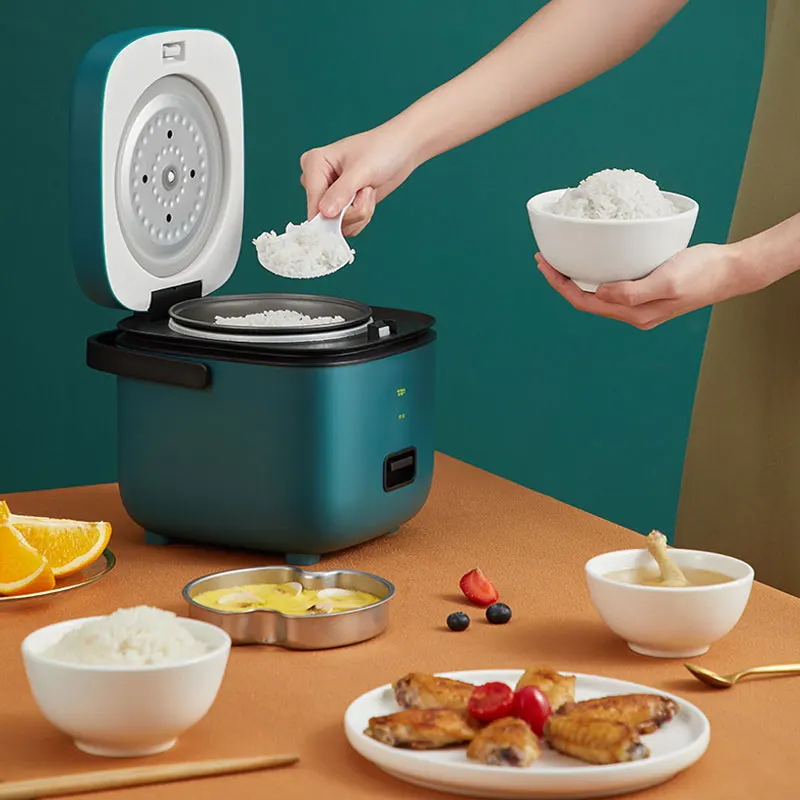 1.2L Mini Electric Rice Cooker Non-Stick Multicooker Household Cooking Machine Make Porridge Soup Small Home Rice Cookers