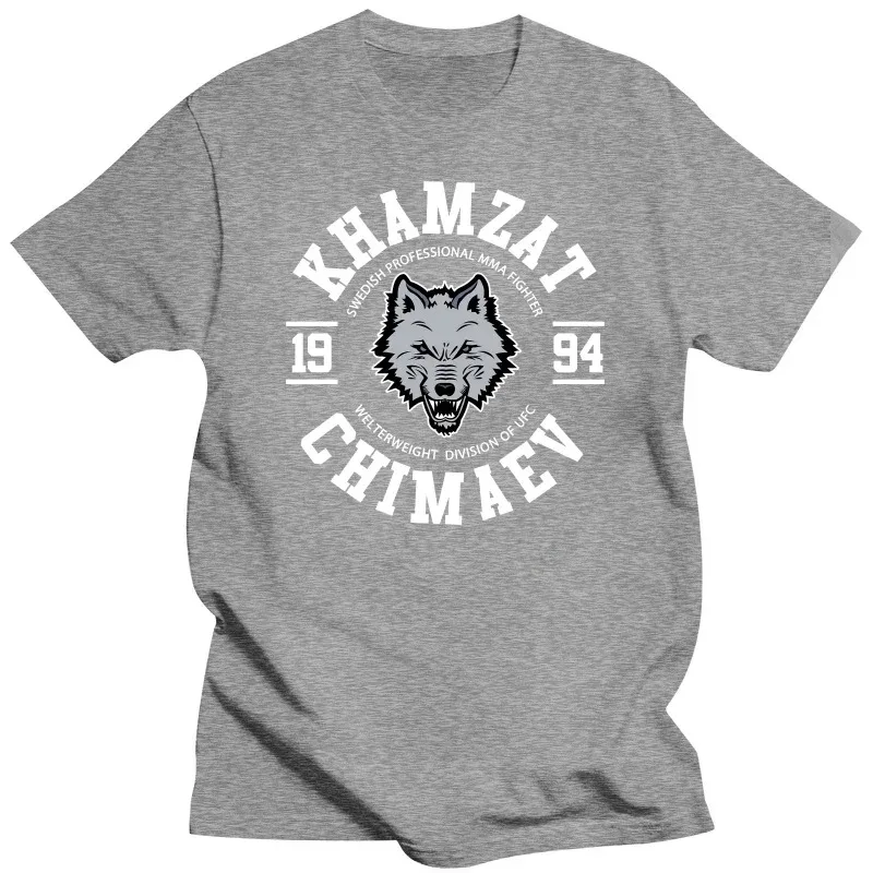 

Khamzat Chimaev Fighter Print Tee Shirt High Quality Cotton Short Sleeve T-shirt Streetwear MEN'S Harajuku Gothic Casual T Shirt