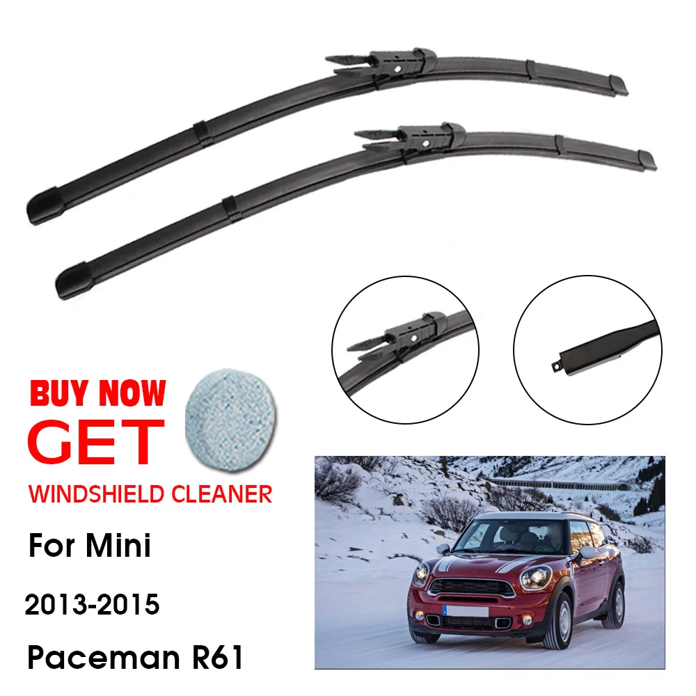 

Car Wiper Blade For Mini Paceman R61 20"+19" 2013-2015 Front Window Washer Windscreen Windshield Wipers Blades Accessories