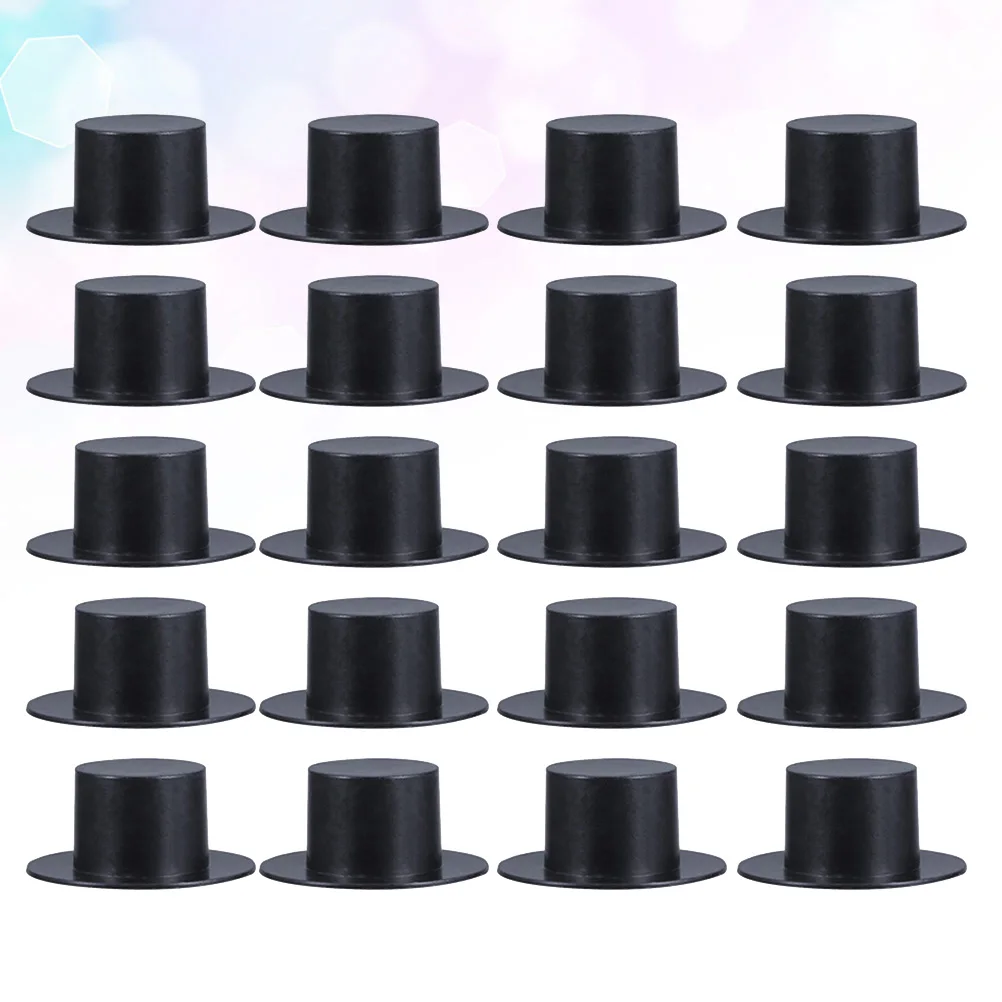 100 szt. Ozdób do kapeluszy klauna, mini czapki, ręcznie robione akcesoria do dekoracji DIY.