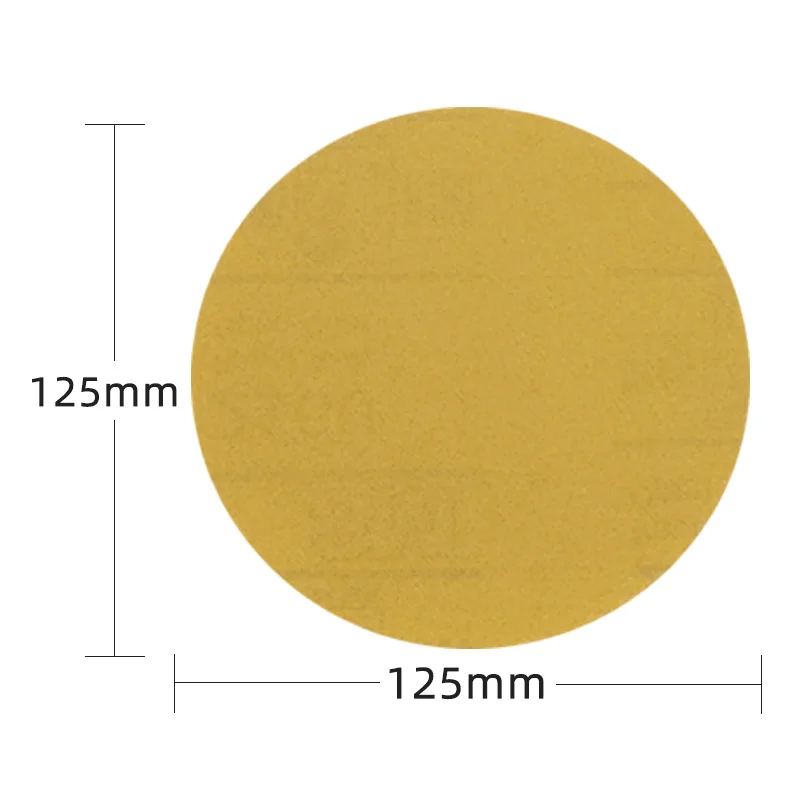 3M216U 5 Inch 125MM NO Holes 60 to 2000 Grits Hook and Loop Polyester Film Sandpaper Sanding Disc Abrasive Polishing Tools