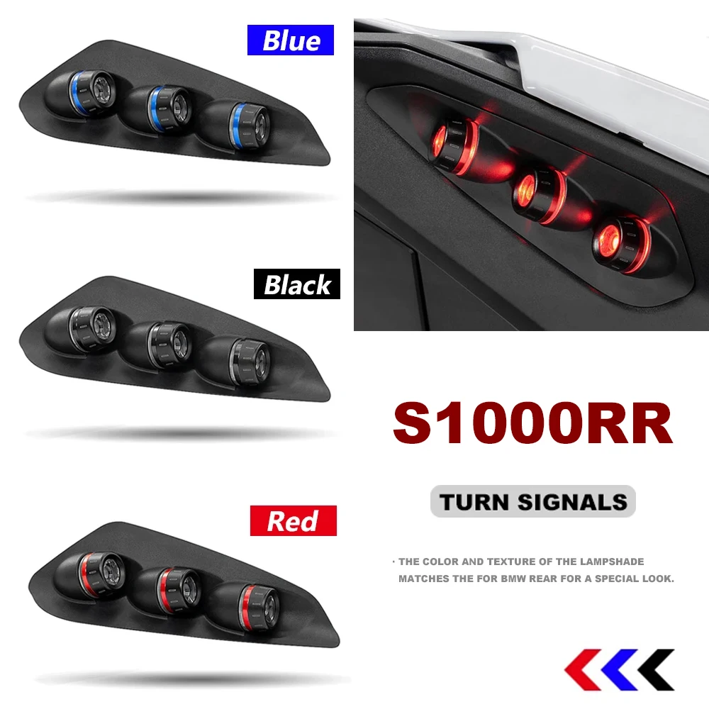 S1000RRด้านหลังไฟรถจักรยานยนต์อุปกรณ์เสริมIn-Tail LEDไฟท้ายสําหรับBMW S1000RR 2023 - 2024 ไฟเลี้ยวLED