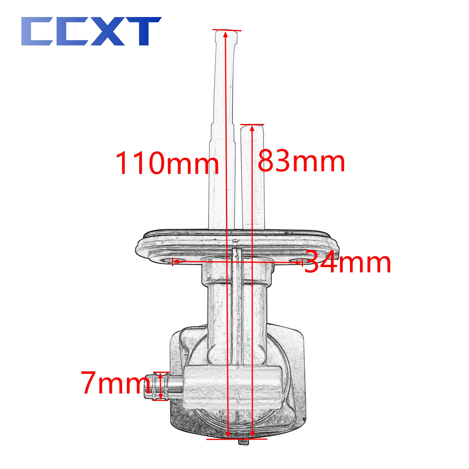 Motorcycle Petcock Vacuum Fuel Faucet Tap Valve Switch For Yamaha Blaster 200 YFS200 1988-2006 YFM600 Big Bear YFM350 YFM250 YFM