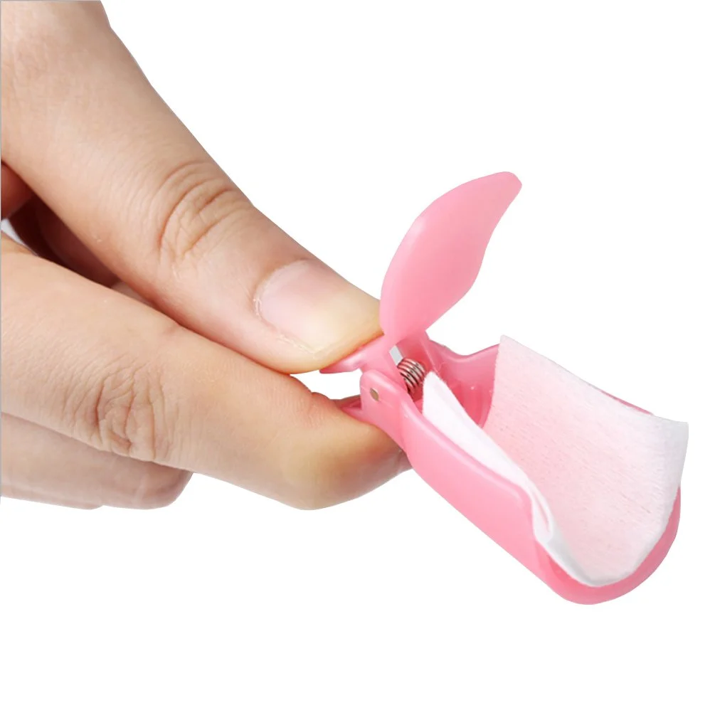 10Pcs/16Pcs Plastic Nail Art Soak Off Cap Clip UV Gel Polish Remover Wrap Tool for Fingernail Removal Soak Off Clips image 3
