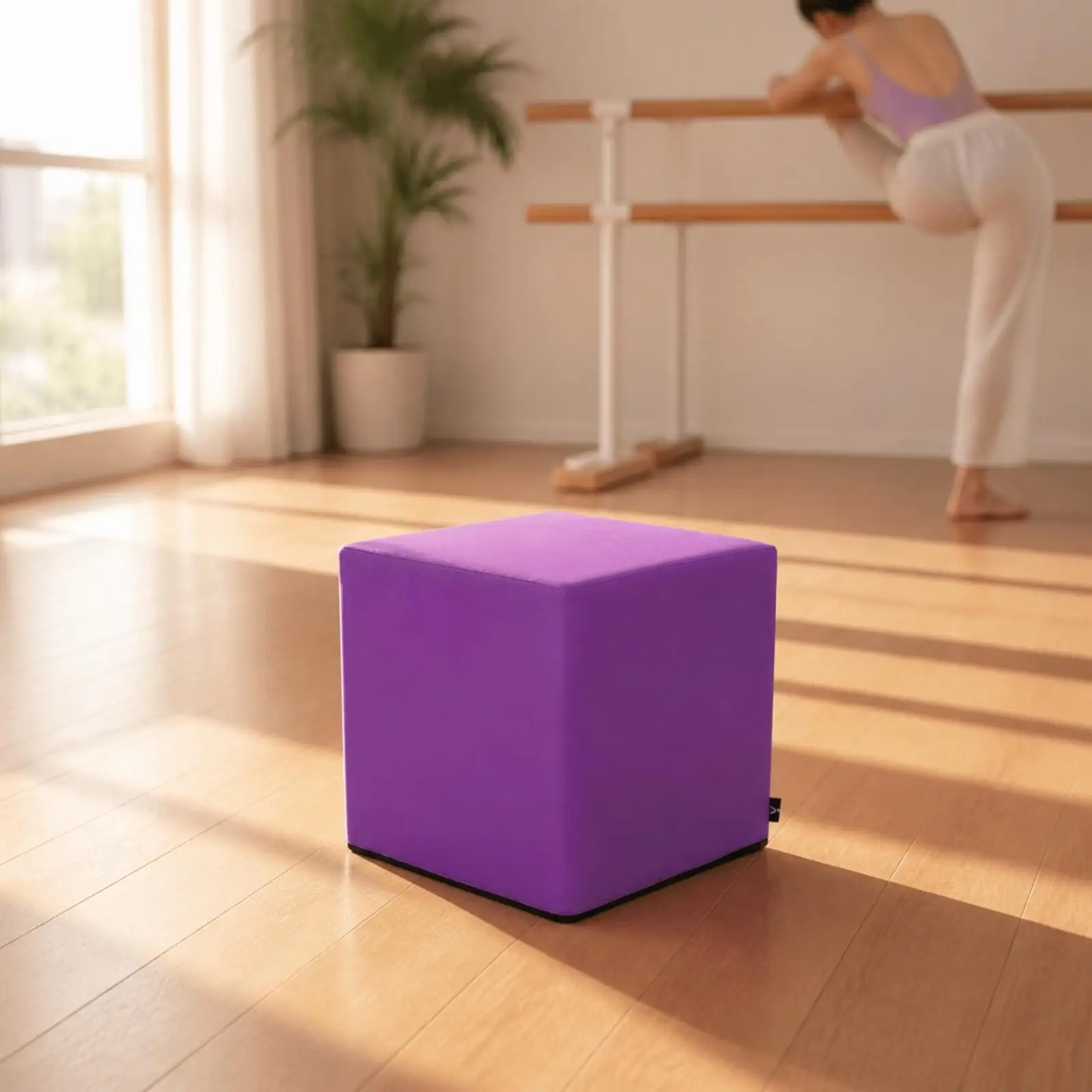 Children Dance Bench Cube Stool for Home Workout Training Stretching Exercise Lightweight Portable Fitness Aid