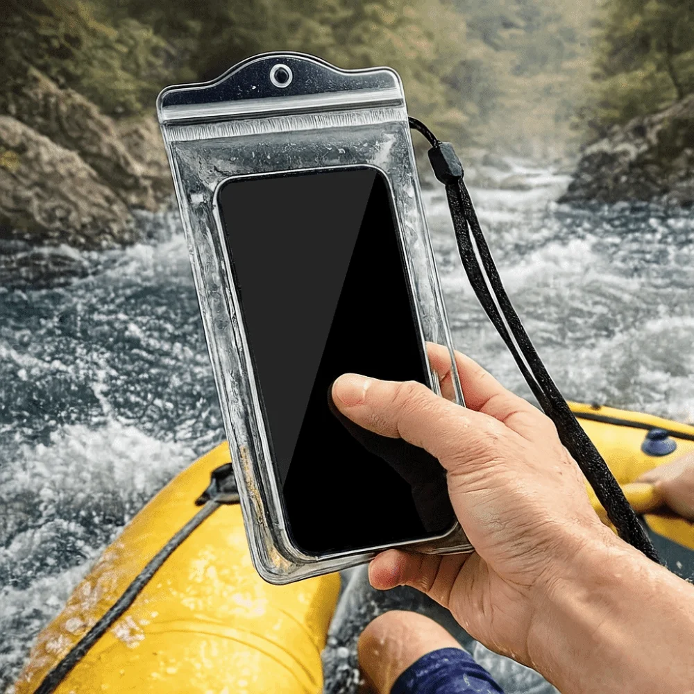 Thickened Material Transparent Phone Bag Transparent Cover Shockproof Dustproof Pouch Touchscreen Friendly Waterproof